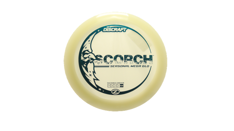 Discraft Mega Glo Z Scorch Distance Driver Front View