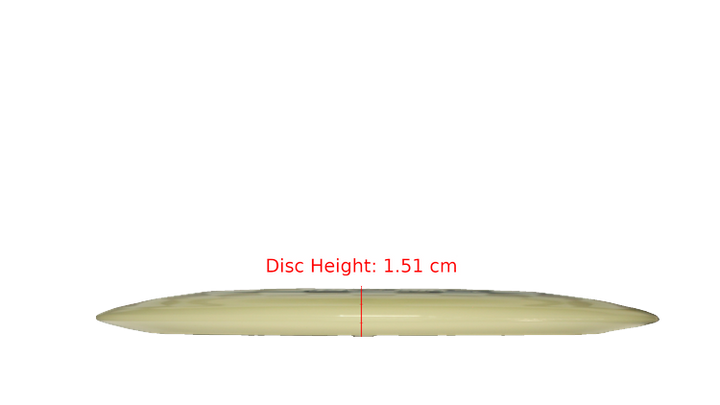 Discraft Mega Glo Z Scorch Distance Driver Profile View