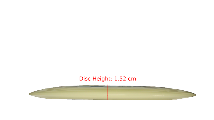 Discraft Mega Glo Z Scorch Distance Driver Profile View