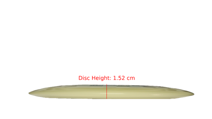 Discraft Mega Glo Z Scorch Distance Driver Profile View