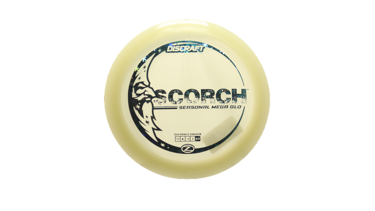 Discraft Mega Glo Z Scorch Distance Driver Front View