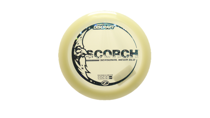 Discraft Mega Glo Z Scorch Distance Driver Front View