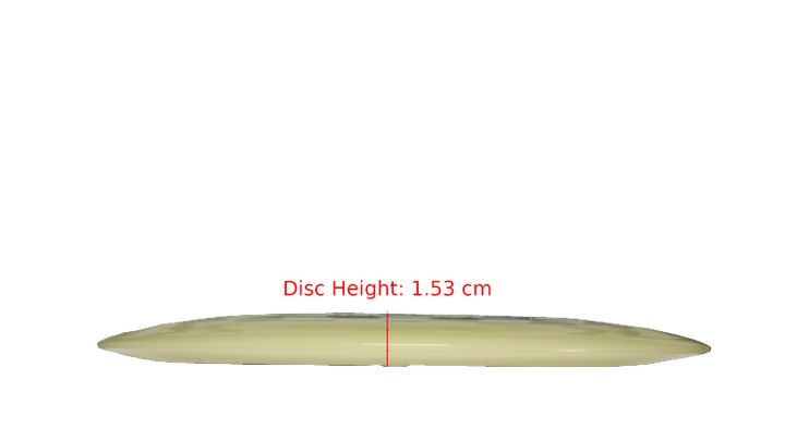Discraft Mega Glo Z Scorch Distance Driver Profile View