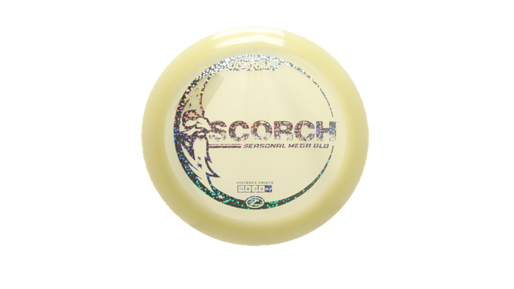 Discraft Mega Glo Z Scorch Distance Driver Front View