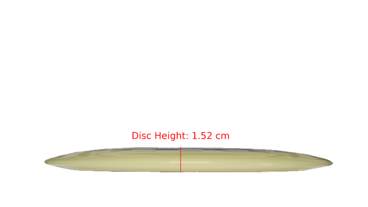 Discraft Mega Glo Z Scorch Distance Driver Profile View