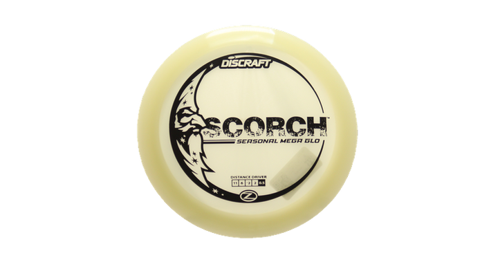 Discraft Mega Glo Z Scorch Distance Driver Front View