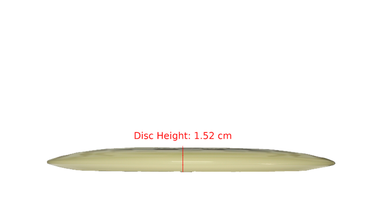 Discraft Mega Glo Z Scorch Distance Driver Profile View