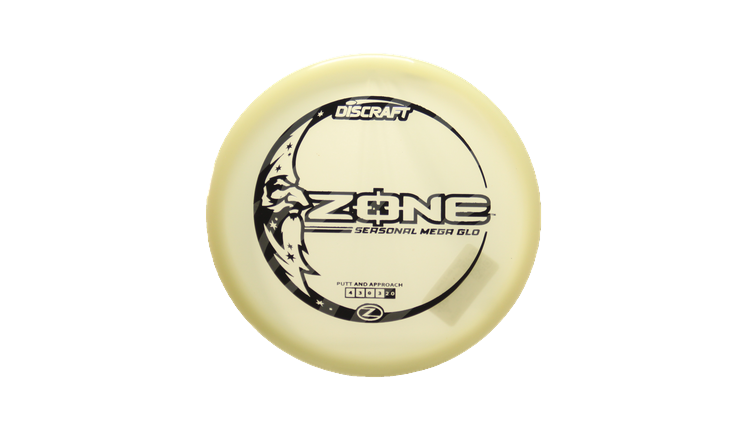 Discraft Mega Glo Z Zone Putter Front View