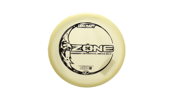 Discraft Mega Glo Z Zone Putter Front View