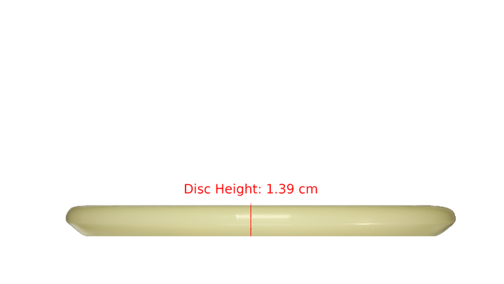 Discraft Mega Glo Z Zone Putter Profile View