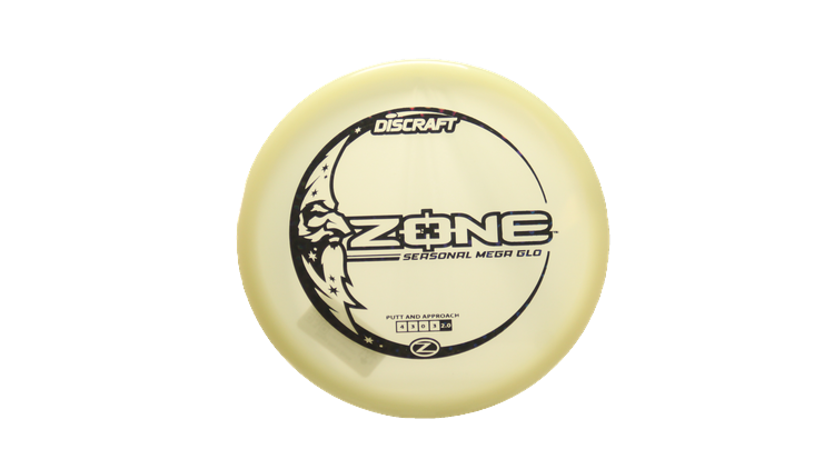Discraft Mega Glo Z Zone Putter Front View