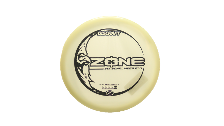 Discraft Mega Glo Z Zone Putter Front View