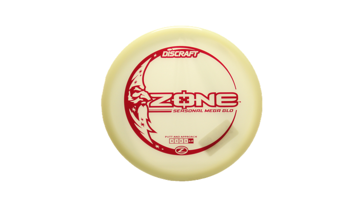 Discraft Mega Glo Z Zone Putter Front View