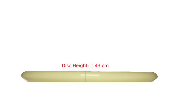 Discraft Mega Glo Z Zone Putter Profile View