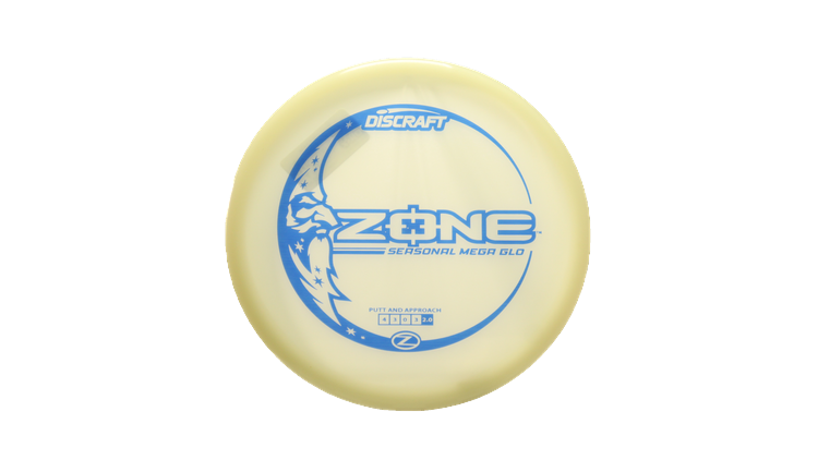 Discraft Mega Glo Z Zone Putter Front View