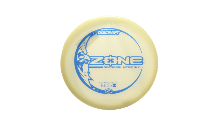 Discraft Mega Glo Z Zone Putter Front View