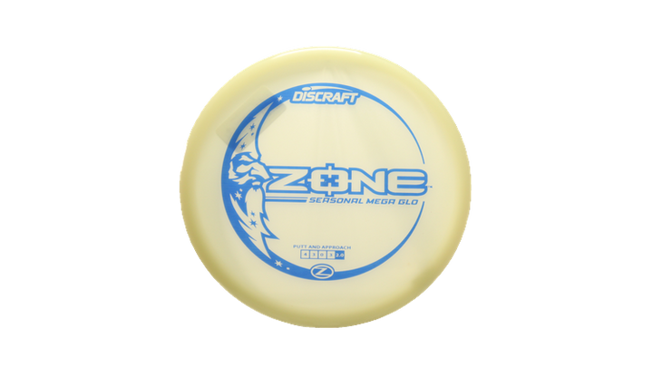 Discraft Mega Glo Z Zone Putter Front View