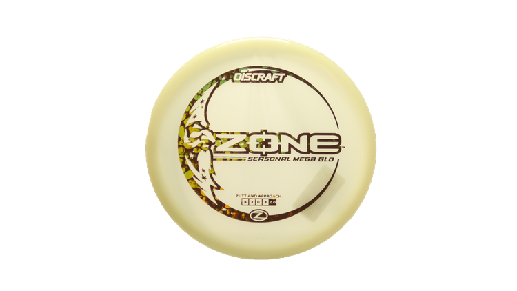 Discraft Mega Glo Z Zone Putter Front View
