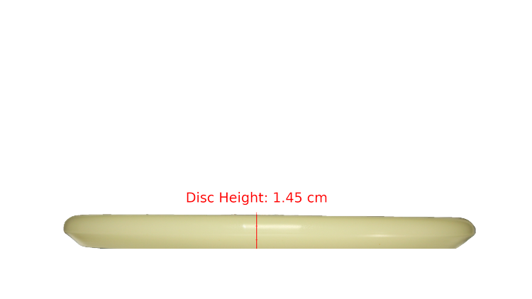 Discraft Mega Glo Z Zone Putter Profile View