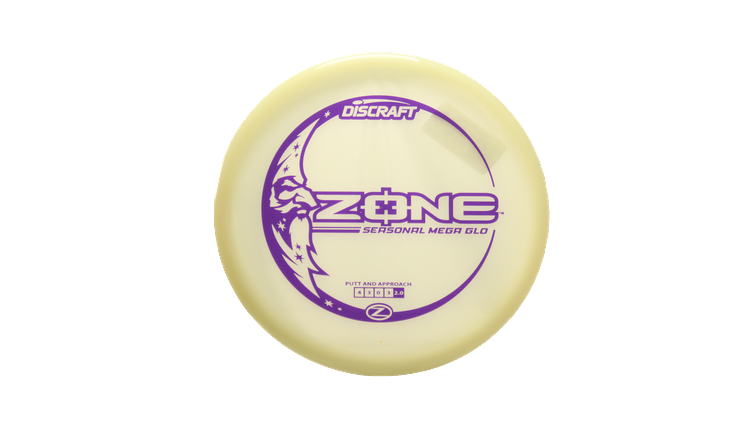 Discraft Mega Glo Z Zone Putter Front View