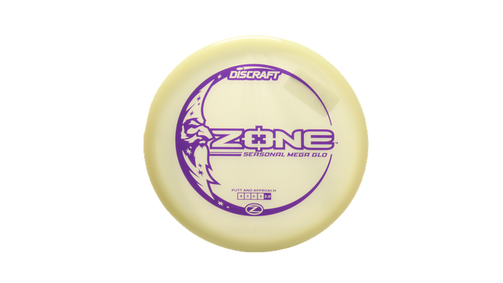Discraft Mega Glo Z Zone Putter Front View