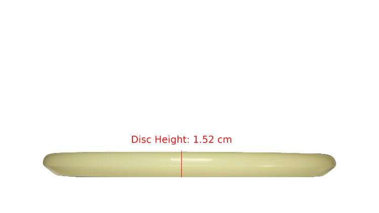 Discraft Mega Glo Z Zone Putter Profile View
