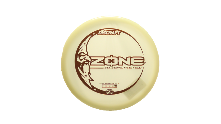 Discraft Mega Glo Z Zone Putter Front View