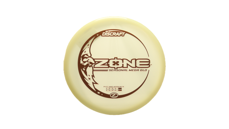 Discraft Mega Glo Z Zone Putter Front View