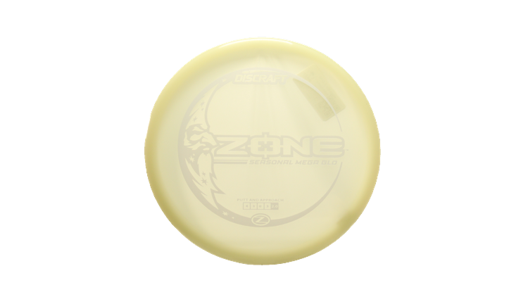 Discraft Mega Glo Z Zone Putter Front View