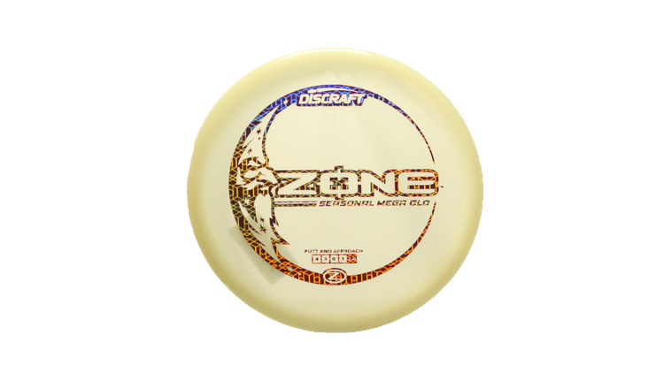 Discraft Mega Glo Z Zone Putter Front View