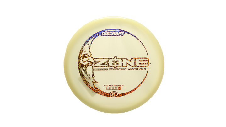 Discraft Mega Glo Z Zone Putter Front View