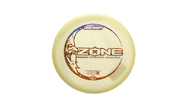 Discraft Mega Glo Z Zone Putter Front View