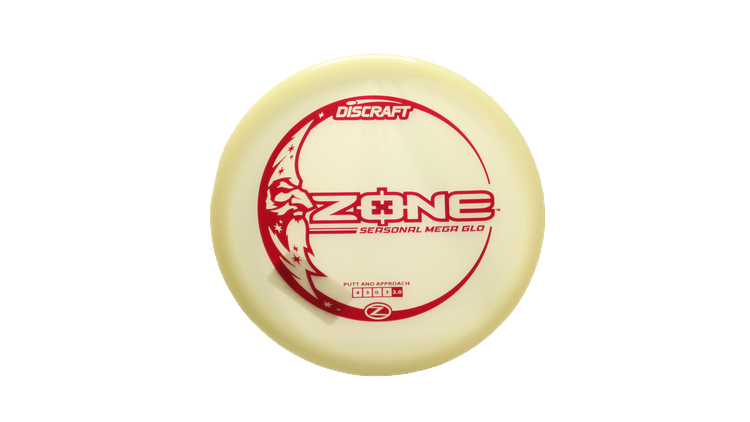 Discraft Mega Glo Z Zone Putter Front View