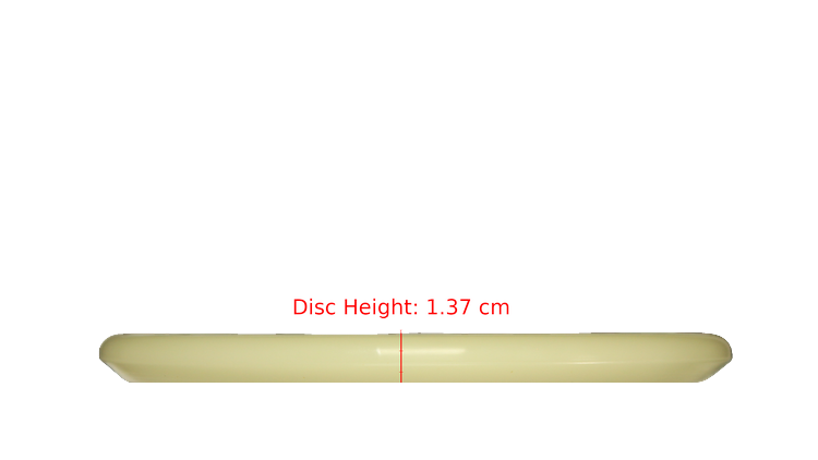 Discraft Mega Glo Z Zone Putter Profile View