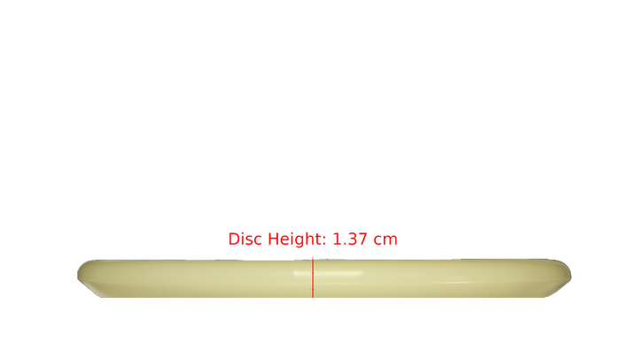 Discraft Mega Glo Z Zone Putter Profile View