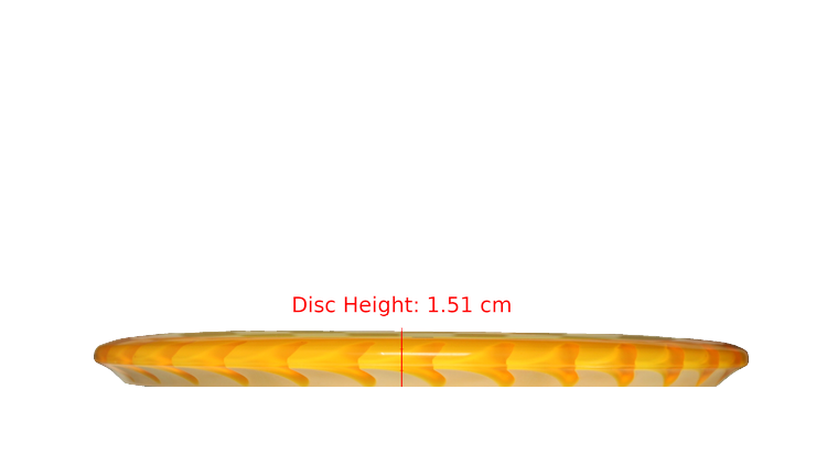Discraft Fuzed Z Buzzz Midrange Profile View