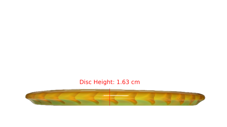 Discraft Fuzed Z Buzzz Midrange Profile View