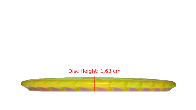 Discraft Fuzed Z Buzzz Midrange Profile View