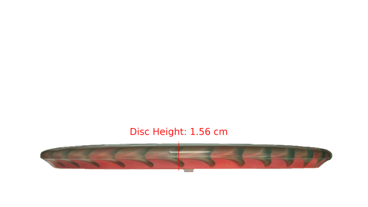 Discraft Fuzed Z Buzzz Midrange Profile View