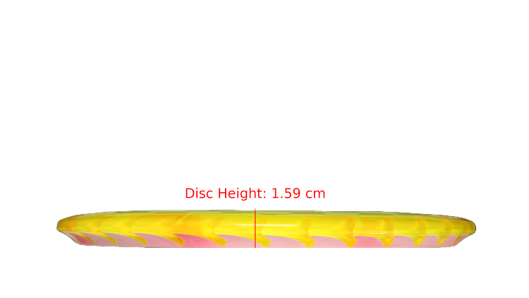 Discraft Fuzed Z Buzzz Midrange Profile View