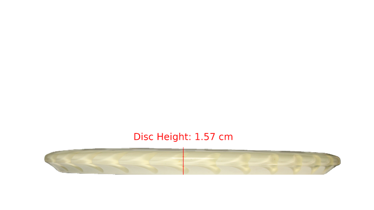 Discraft Fuzed Z Buzzz Midrange Profile View