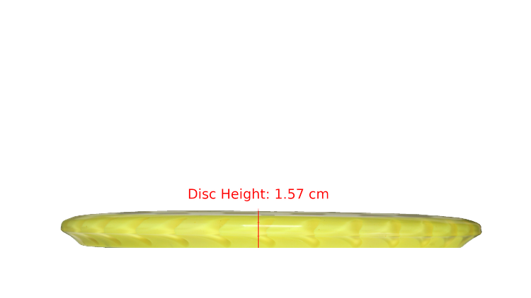 Discraft Fuzed Z Buzzz Midrange Profile View