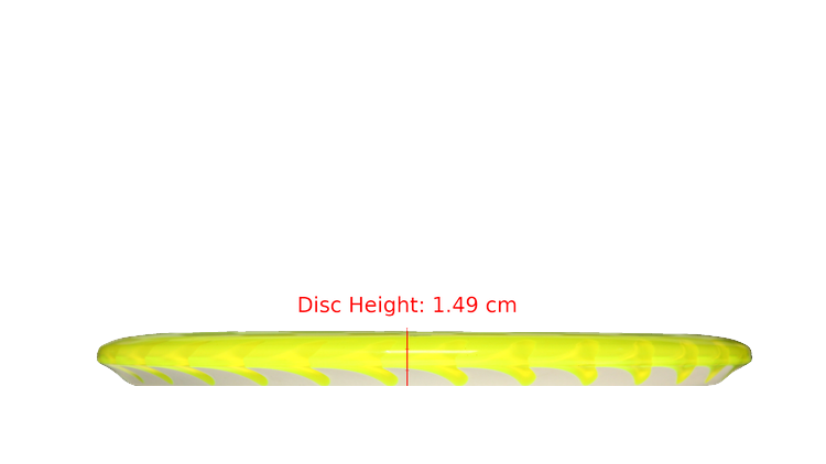 Discraft Fuzed Z Buzzz Midrange Profile View