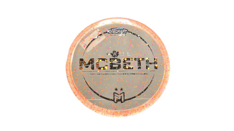 Discraft Z Confetti Luna Putter Front View