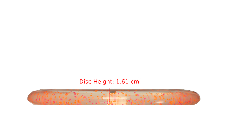 Discraft Z Confetti Luna Putter Profile View