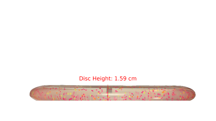 Discraft Z Confetti Luna Putter Profile View
