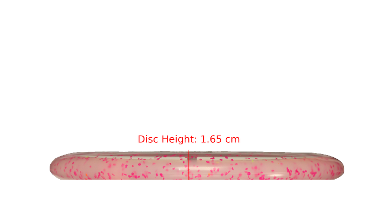 Discraft Z Confetti Luna Putter Profile View