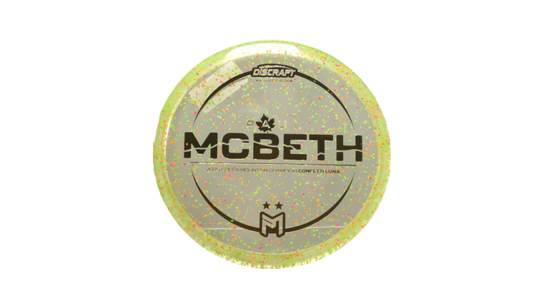 Discraft Z Confetti Luna Putter Front View