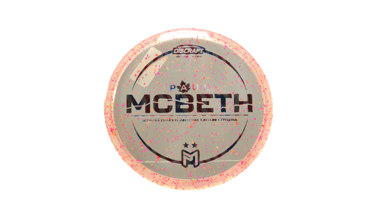 Discraft Z Confetti Luna Putter Front View