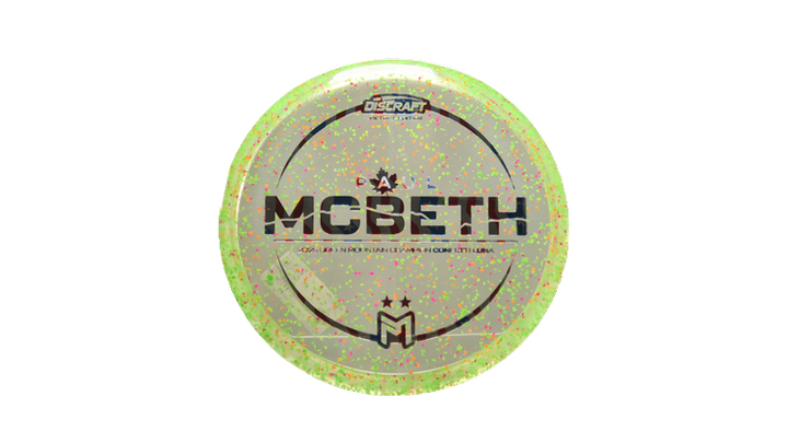 Discraft Z Confetti Luna Putter Front View